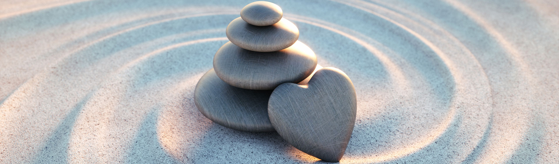 ZEN Garten mit Steinen